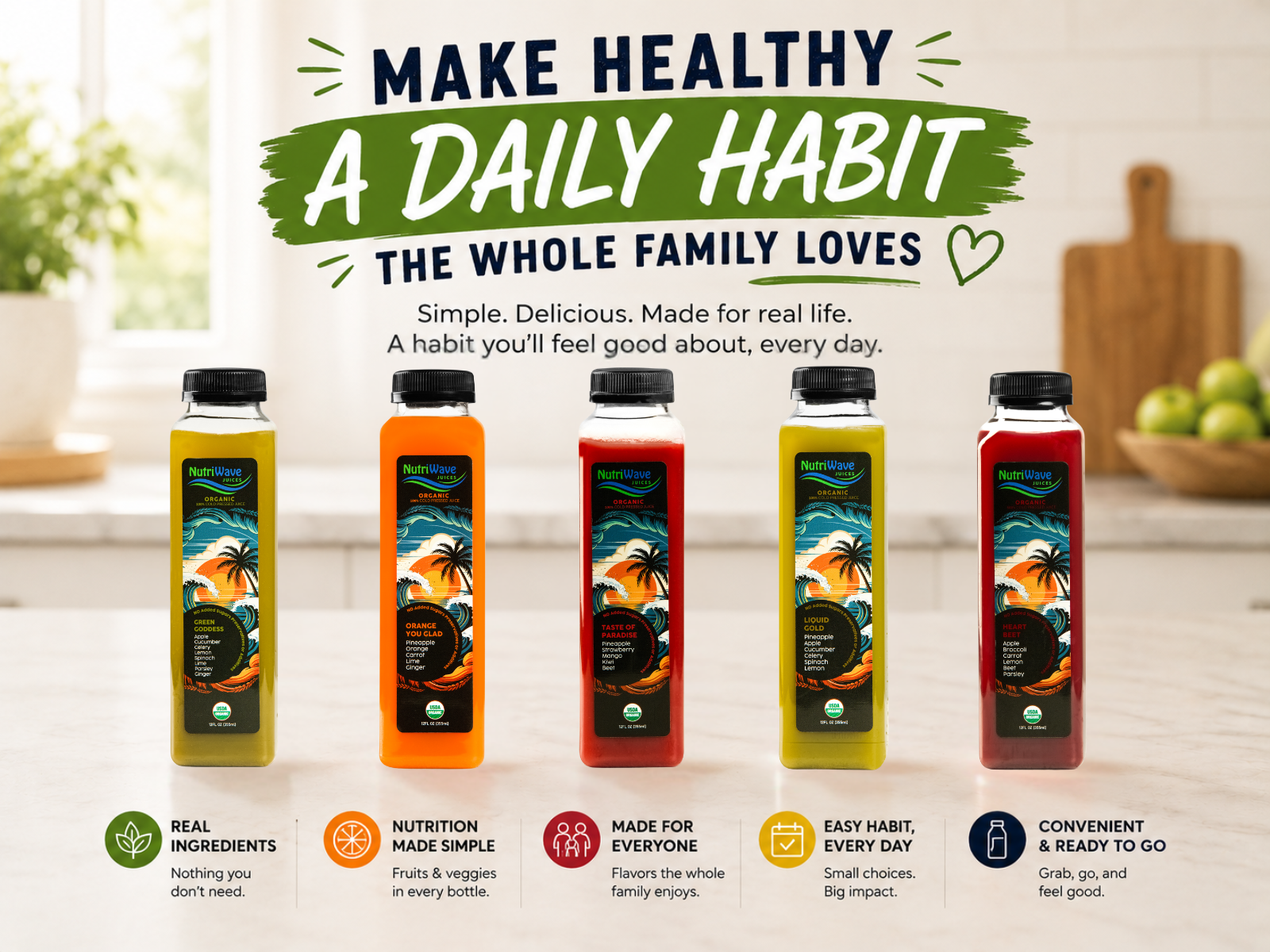 NutriWave juice bottle